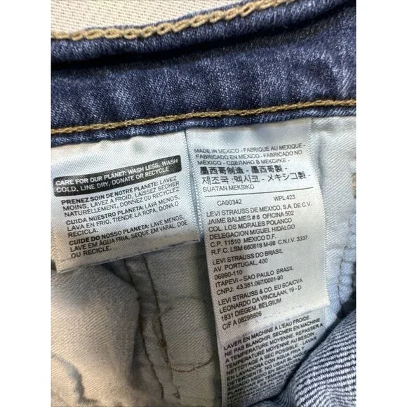 Levi's Men's 505 Regular Fit Jeans 42x30  Medium Wash Straight Leg - Picture 15 of 16